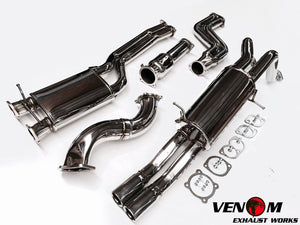 Ford FG/FG X Turbo Ute Turboback 4" to Twin 2.5" Stainless Steel (Venom Exhaust Works)