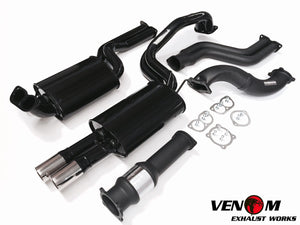 Ford BA/BF Turbo Sedan Turboback 4" to Twin 2.5" Mild Steel (Venom Exhaust Works)