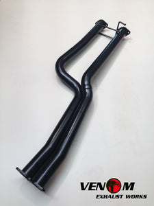 Ford BA/BF Turbo Ute Twin 2.5" Muffler Delete Mild Steel (Venom Exhaust Works)