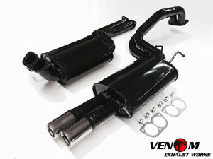 Ford BA/BF Turbo Sedan Twin 2.5" Catback Mild Steel (Venom Exhaust Works)