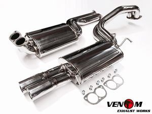 Ford BA/BF Turbo Sedan Twin 2.5" Catback Stainless Steel (Venom Exhaust Works)